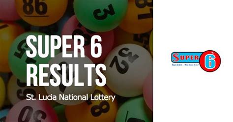 st vincent lottery results today|Super 6 .